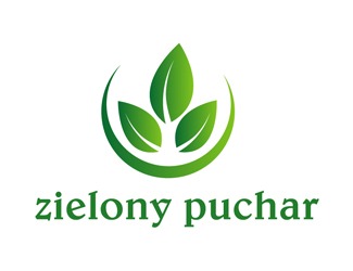 Projekt logo dla firmy Zielony Puchar | Projektowanie logo